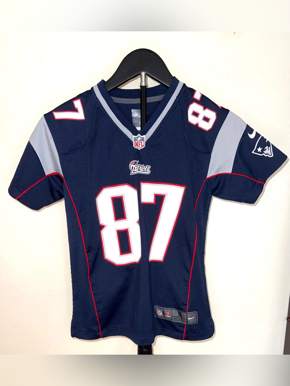 Nike NFL New England Patriots Rob Gronkowski #87 youth jersey, sz S, see desc.